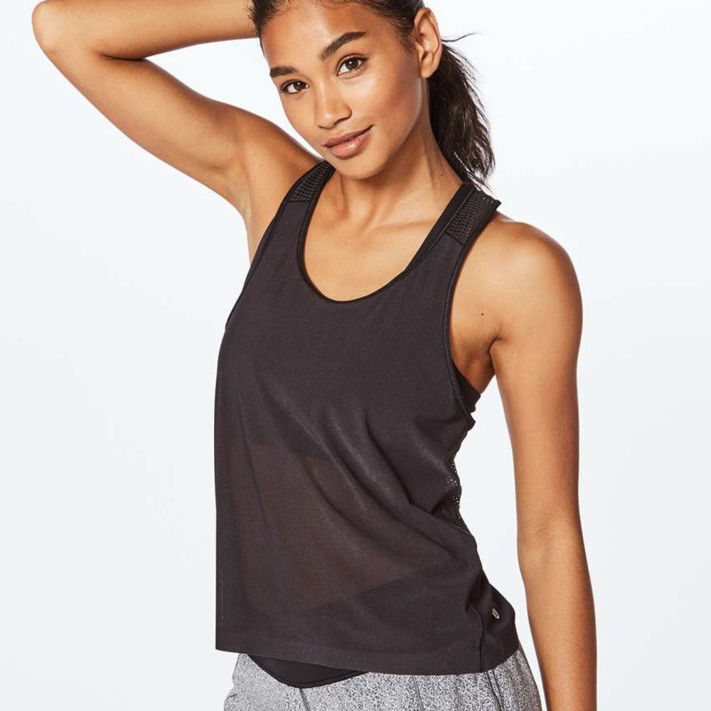 Lululemon Ready Set Go Tank Top in Black